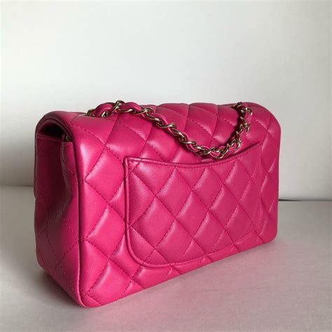 chanel pink plastic bag|pink chanel bag vintage.